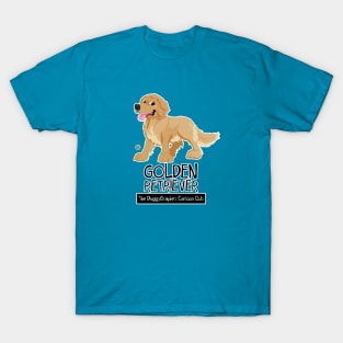 Golden Retriever CartoonClub T-Shirt